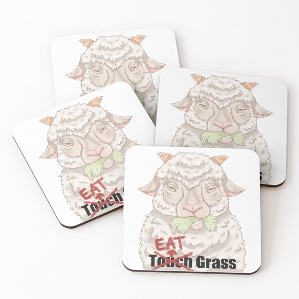 Item preview, Eat grass (no background) designed and sold by Wolfkin Art .