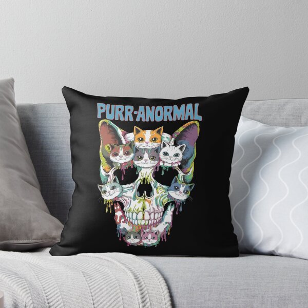 Item preview, Arte de gato colorido con goteo | Purr-anormal Design designed and sold by FocusedPatterns.