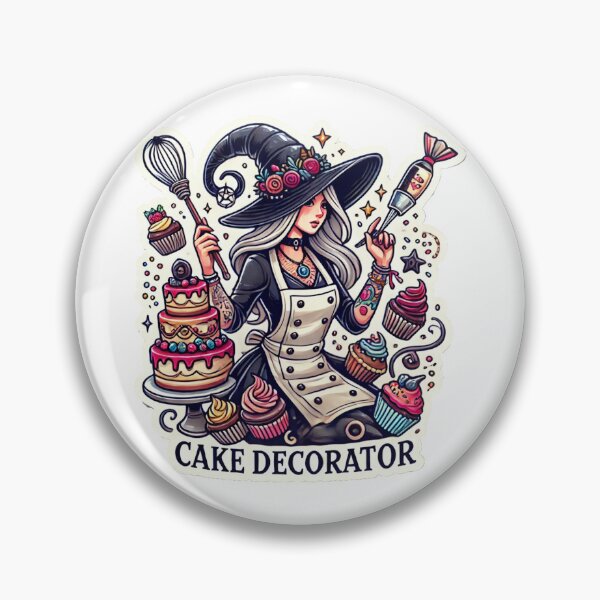 Item preview, Cake Decorator Witch designed and sold by ChicClicker.