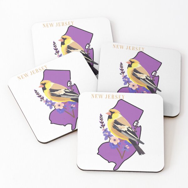 Item preview, New Jersey State Bird and Flower designed and sold by adventurehaven.