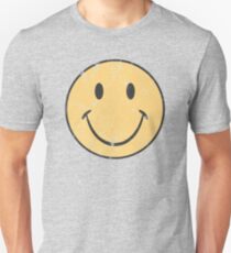 Camiseta unisex Cara sonriente amarilla | Cara sonriente retro