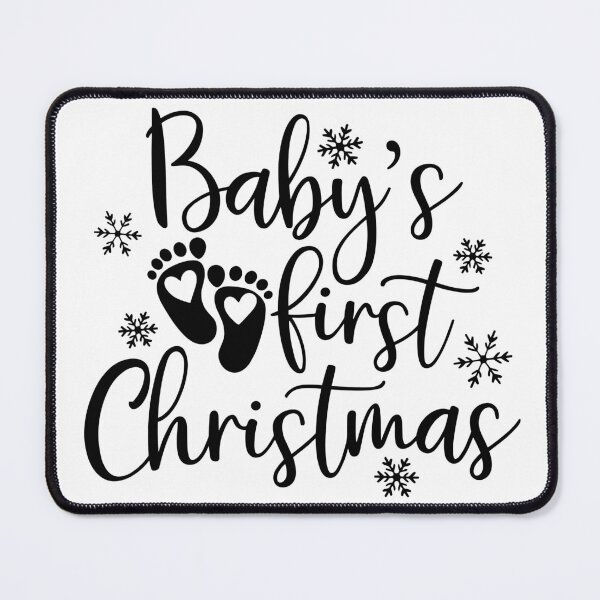 Item preview, Baby's First Christmas - Cute Holiday Keepsake Design designed and sold by InkInduldge.
