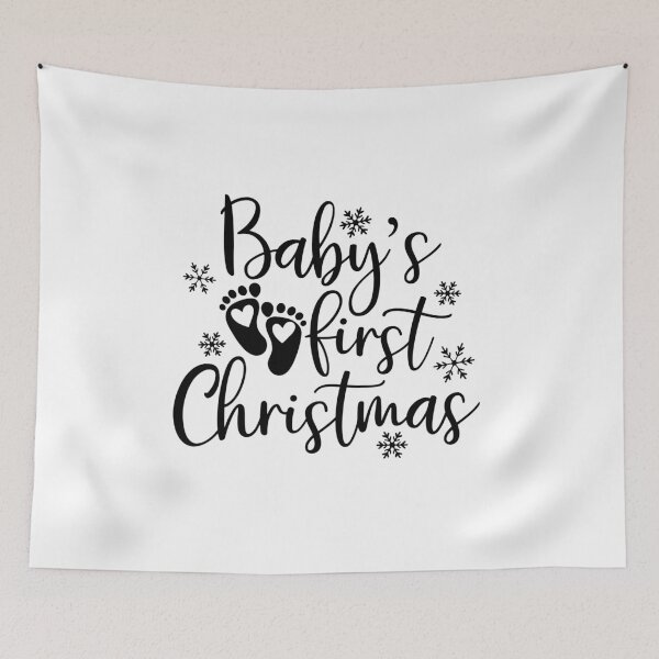 Item preview, Baby's First Christmas - Cute Holiday Keepsake Design designed and sold by InkInduldge.