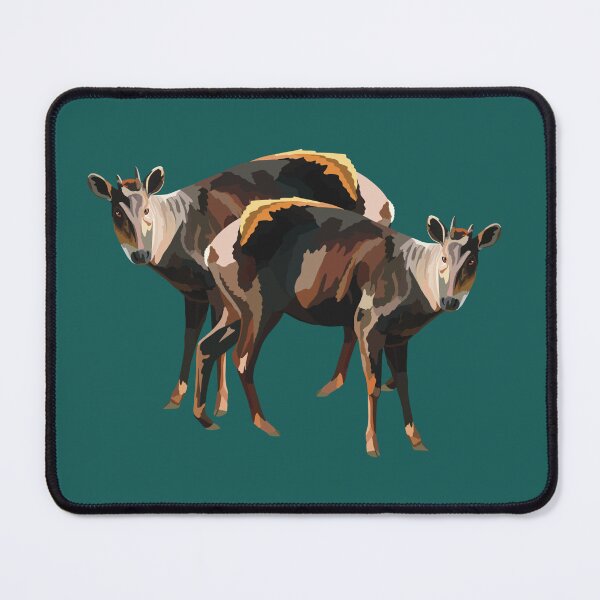 Artikelvorschau, D steht für Duiker, Duiker-Artwork – Illustration kleiner Waldantilopen und Design afrikanischer Wildtiere entworfen und verkauft von PrettylittlepastelUk.