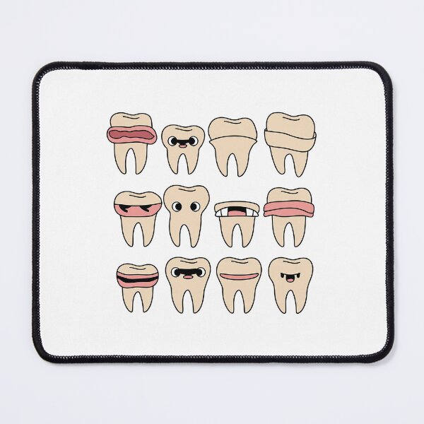 Item preview, Dentist Emotions Funny Emoticon Tooth Art designed and sold by Verycutethings.