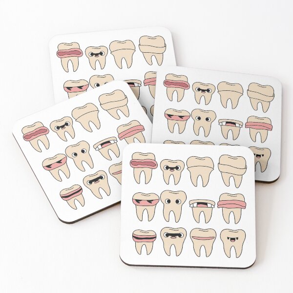 Item preview, Dentist Emotions Funny Emoticon Tooth Art  designed and sold by Verycutethings.