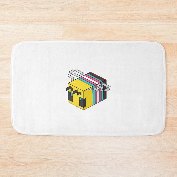 Item preview, Transgender Minecraft Bee designed and sold by Kyospherarts.