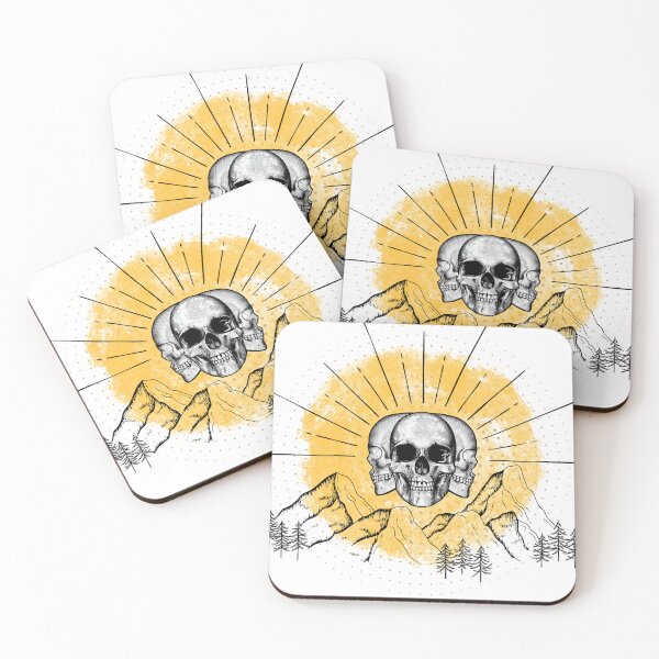 Item preview, mountain 3 skulls designed and sold by SkullFiesta.