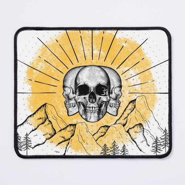 Item preview, mountain 3 skulls designed and sold by SkullFiesta.
