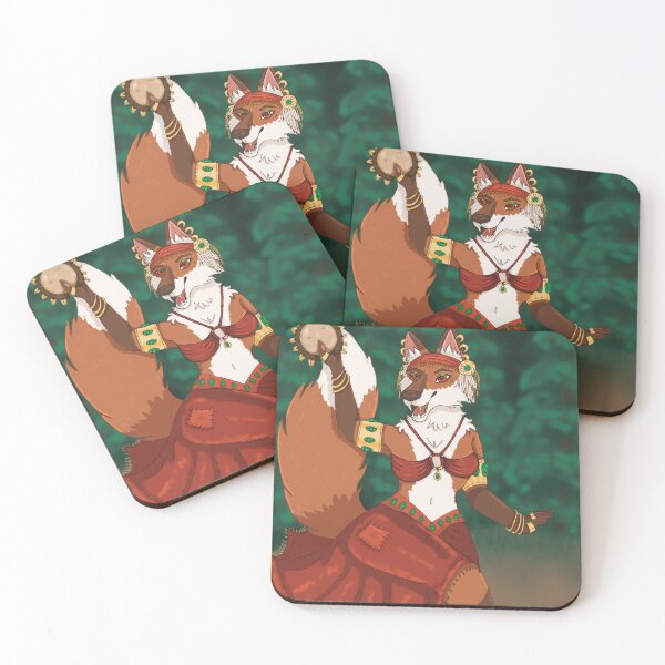 Item preview, The dancer fox designed and sold by Wolfkin Art .