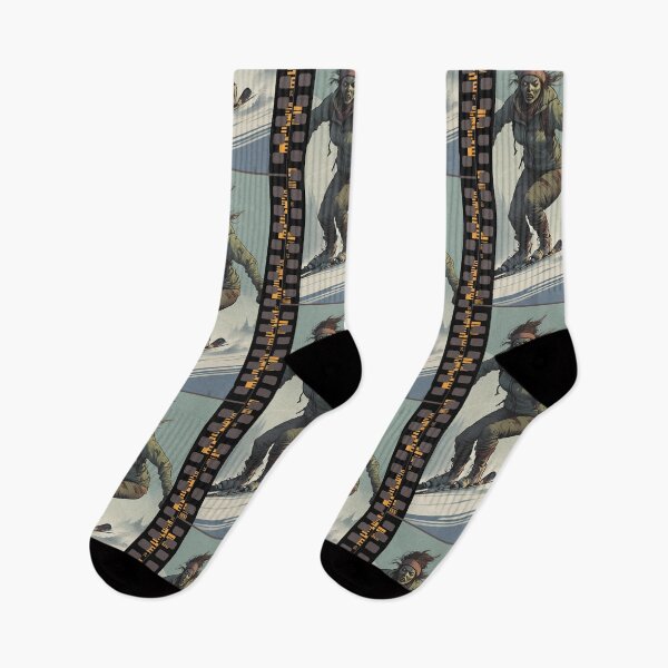 Item preview, Zombie girl goes skiing. designed and sold by Dudiudi.