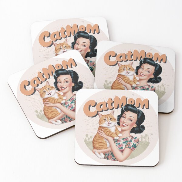 Item preview, Vintage Cat Mom Ginger Cat Graphic designed and sold by OliviiaBee.
