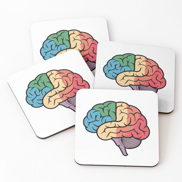 Item preview, Colorful Brain Sticker - Neurodiversity Pride & Brain Art designed and sold by WatermelonPink.