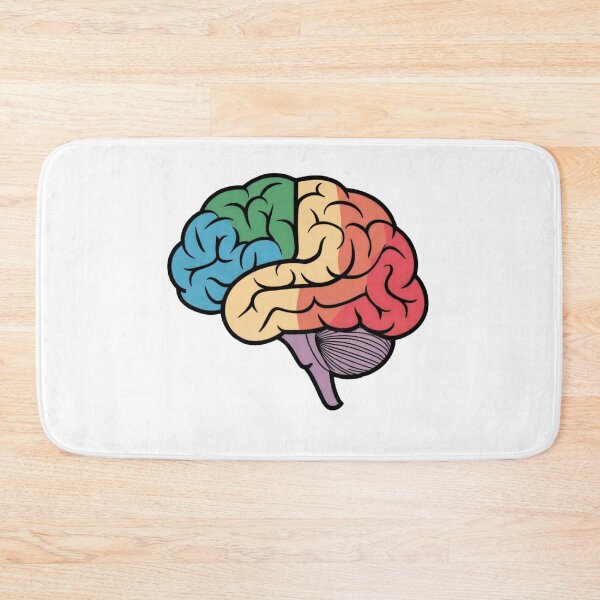 Item preview, Colorful Brain Sticker - Neurodiversity Pride & Brain Art designed and sold by WatermelonPink.