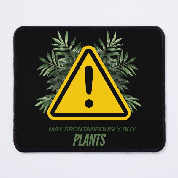 Item preview, Warning May Spontaneously Buy Plants Funny Gift designed and sold by Smobee.