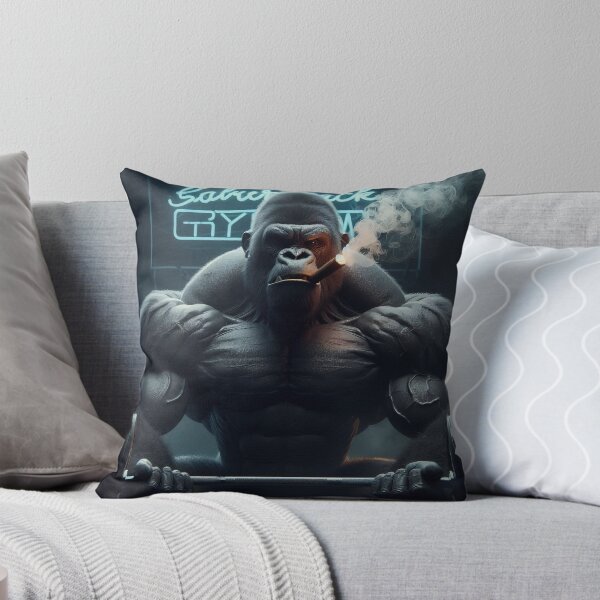 Item preview, Silver Back Gym Poster designed and sold by neildoch.