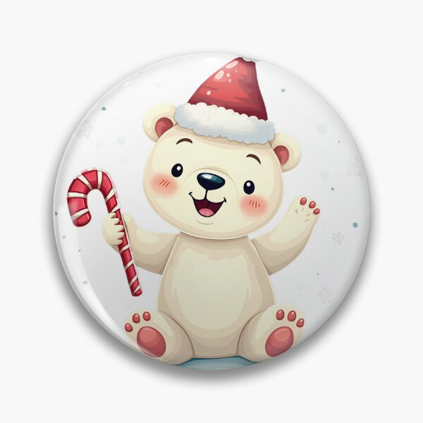 Item preview, Adorable Polar Bear Christmas Cheer designed and sold by PosiPrints.