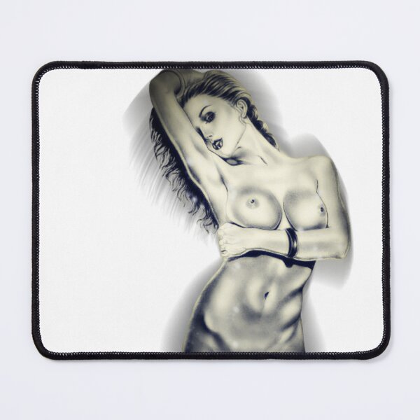 Item preview, Sexy Erotic girl nudo original pencil drawing designed and sold by Jelena Vučković.