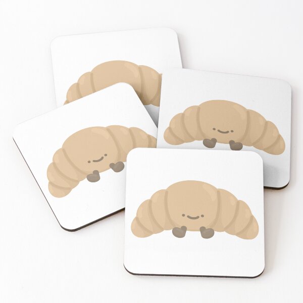 Item preview, Happy croissant plushie designed and sold by Dengdengstudios.