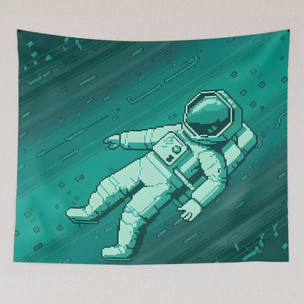 Item preview, Pixel Art Astronaut Floating in Space designed and sold by alacaz.