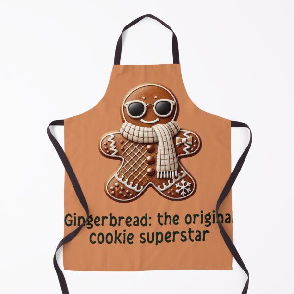 Item preview, COOL GINGERBREAD MAN FESTIVE HOLIDAY SUPER STAR COOKIE designed and sold by Arts4U.