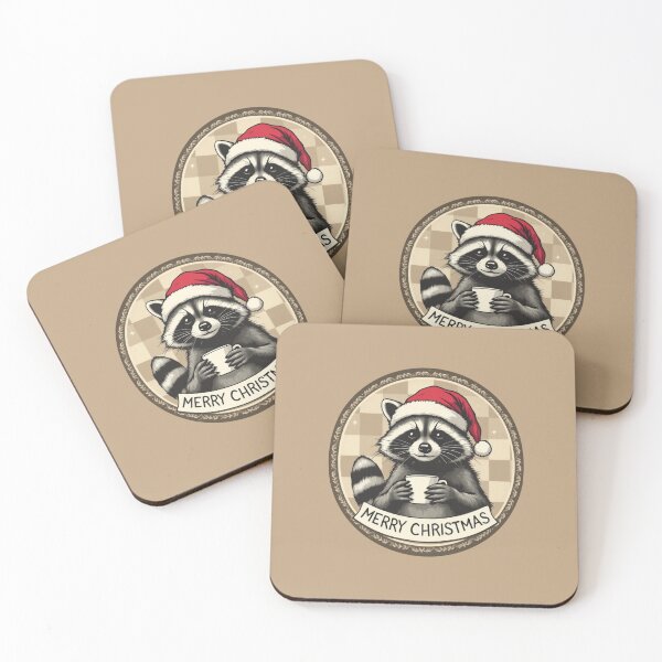 Item preview, mapache de navidad designed and sold by jkrphoto.