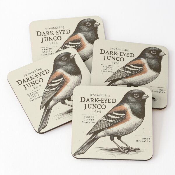 Item preview, Dark-Eyed Junco designed and sold by theAVIARY7.