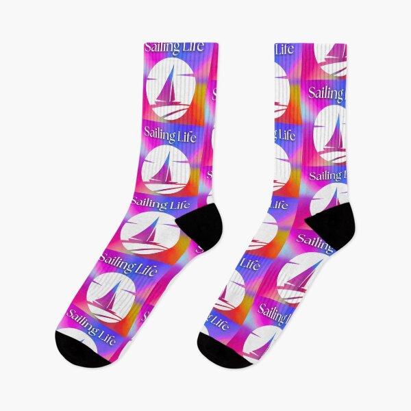 Item preview, Sailing Life: Vibrant Sailboat Silhouette Design designed and sold by Fredster1966.