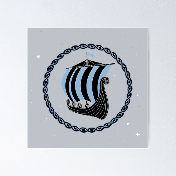 Item preview, Viking ship at sea, viking ship, Viking, viking dad, best dad ever, dad, happy dad day designed and sold by PRYMULLART.