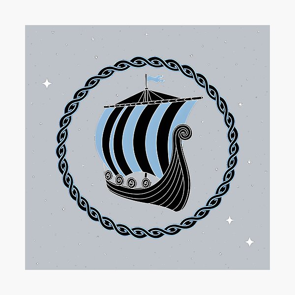 Item preview, Viking ship at sea, viking ship, Viking, viking dad, best dad ever, dad, happy dad day designed and sold by PRYMULLART.