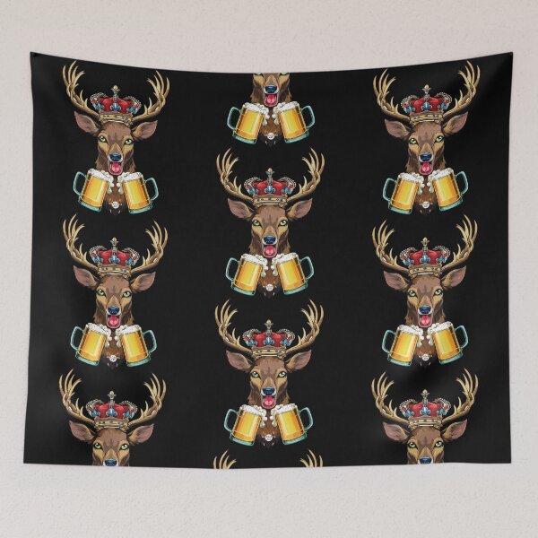 Item preview, 06 Party Hirsch two Mass of beer to toast Prost Prosit designed and sold by Margarita-Art.