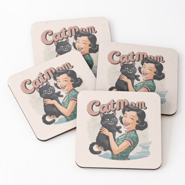 Item preview, Vintage Cat Mom Black Cat Graphic designed and sold by OliviiaBee.