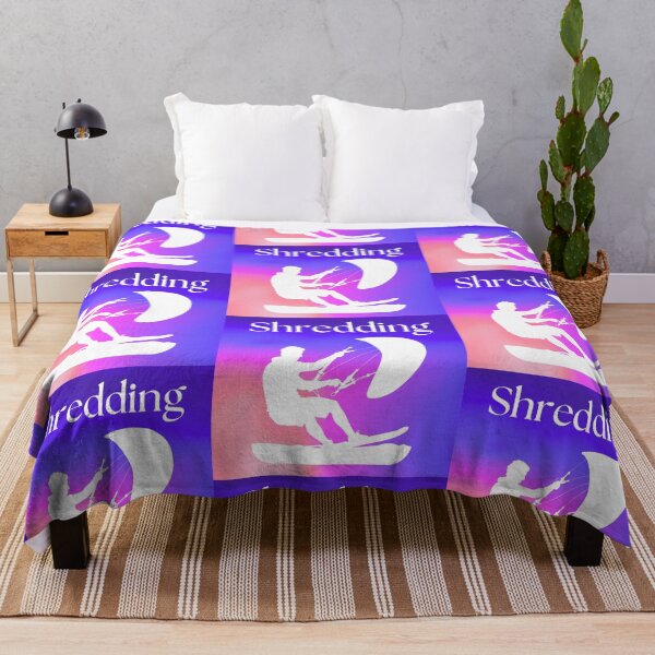 Item preview, Shredding: Vibrant Kite Surfer Silhouette Design designed and sold by Fredster1966.