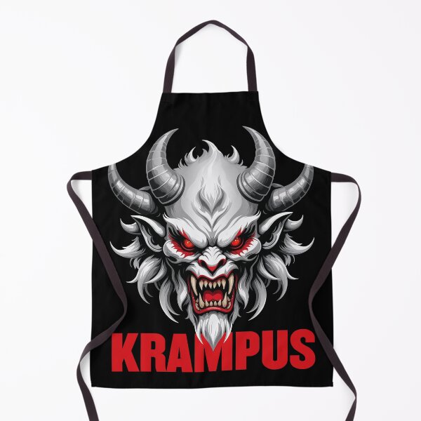 Item preview, Intense Krampus Demon Head Art: Gothic Holiday Horror designed and sold by Victor Shadehorn.