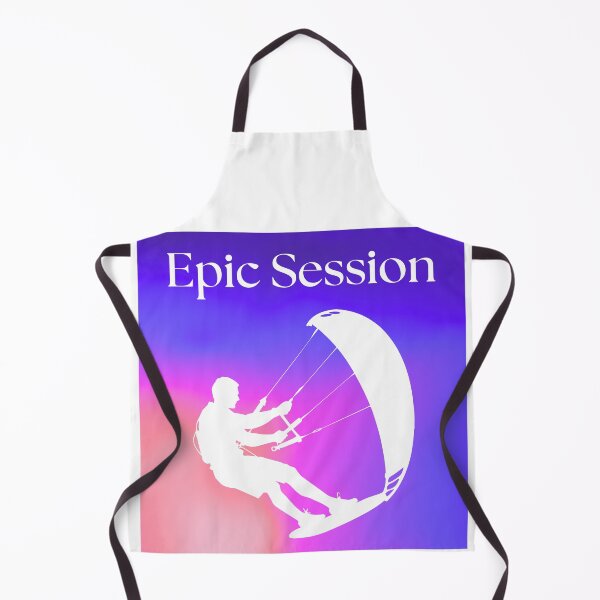 Item preview, Epic Session: Vibrant Kite Surfing Silhouette Design designed and sold by Fredster1966.