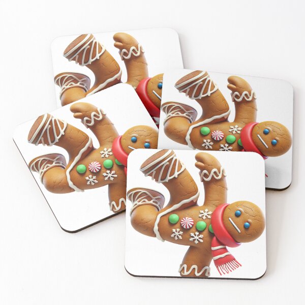 Item preview, FUNNY GINGERBREAD MAN DANCING CUTE COOKIE CHRISTMAS designed and sold by Arts4U.