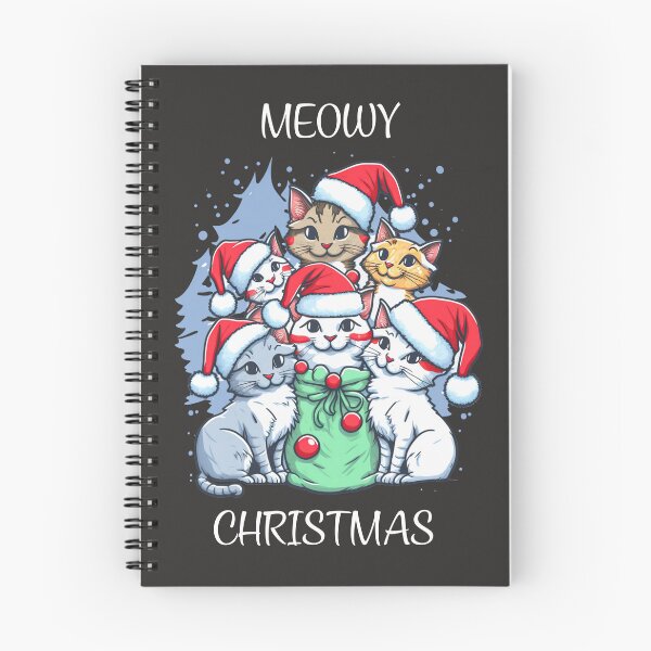 Item preview, CAT GRAPHIC MEOWY CHRISTMAS DESIGN  designed and sold by OnlineTshirtMan.