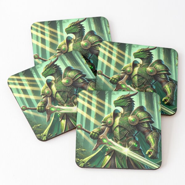 Item preview, Green Dragonborn Paladin designed and sold by Johnny MeatShield.