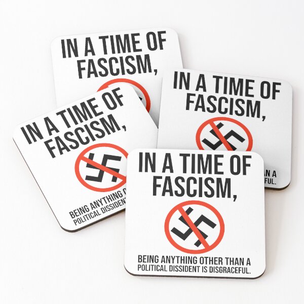 Item preview, Anti fascism political dissident  designed and sold by Rachel the Artist .