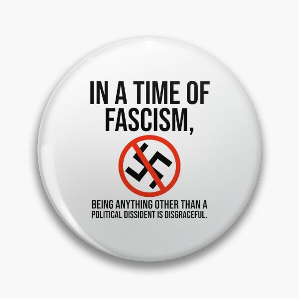 Item preview, Anti fascism political dissident  designed and sold by Rachel the Artist .