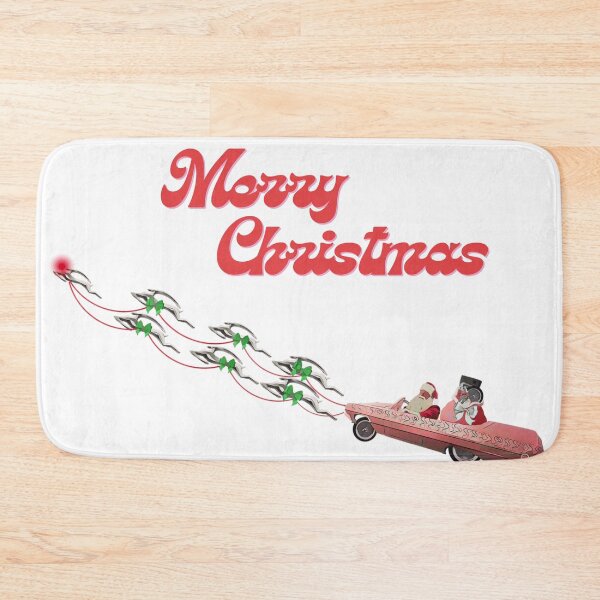 Item preview, Santa Claus in a lowrider flying in the sky designed and sold by TaraPen.