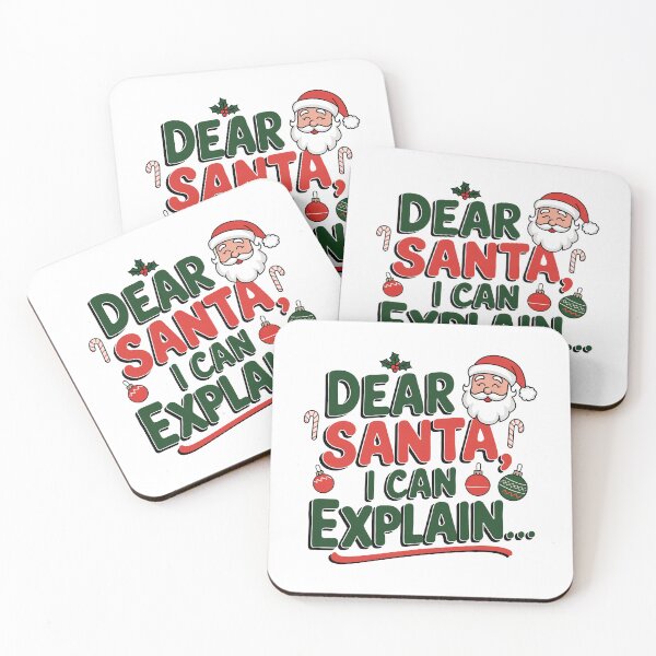 Item preview, Dear Santa, I Can Explain... Christmas designed and sold by These_Prints.