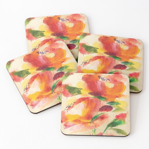 Item preview, Loose watercolour flowers designed and sold by umasharda.