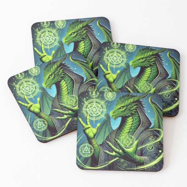 Item preview, Green Dragonborn Warlock designed and sold by Johnny MeatShield.