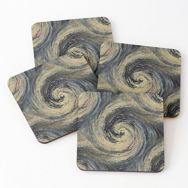 Item preview, Rustic Spiral Swirl Pattern in Yellow designed and sold by Artistestella.