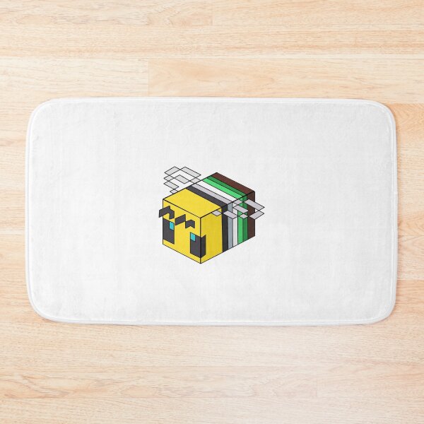 Item preview, Aromantic Minecraft Bee designed and sold by Kyospherarts.