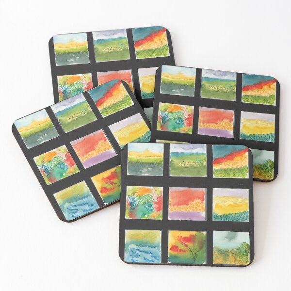 Item preview, Expand Your Horizon Watercolour Collage designed and sold by Iryna Nimmo Art.