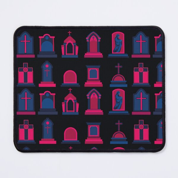 Item preview, Glowing Graves - Seamless Pattern designed and sold by chiarartworks.