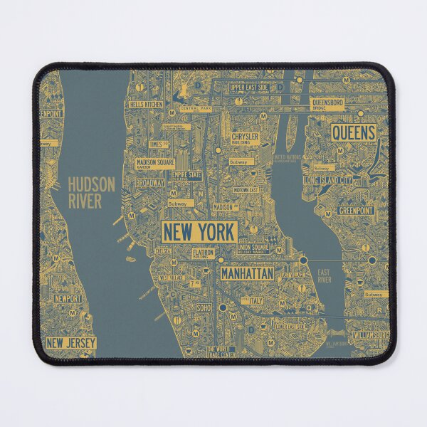 Item preview, nyc new york map designed and sold by oliver polanski.