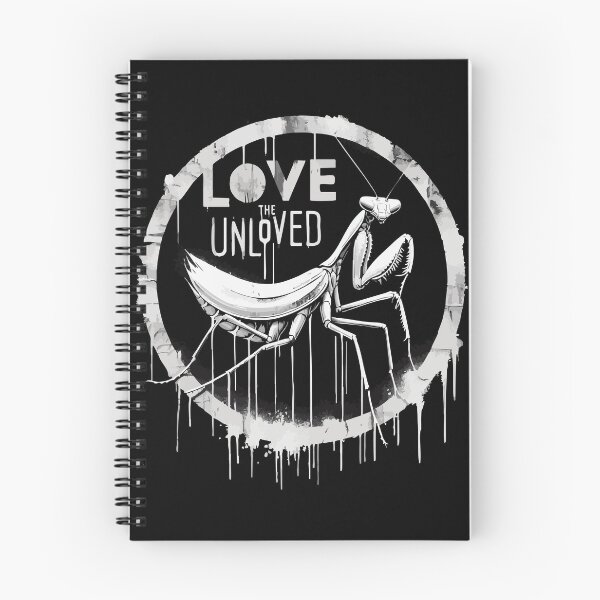 Item preview, Love The Unloved Praying Mantis Monochromatic Street Art designed and sold by TomFrontierArt.